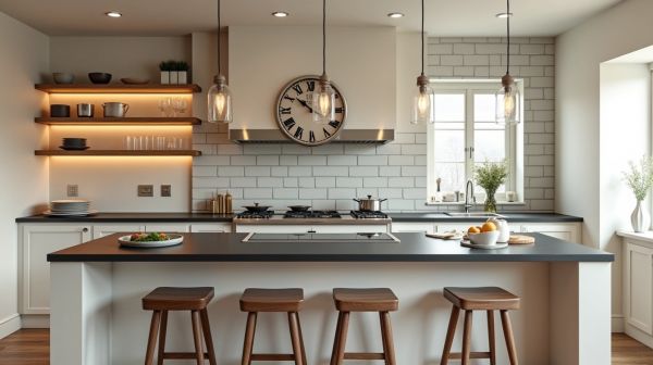 Choisissez une horloge pour cuisine qui allie style et fonctionnalité