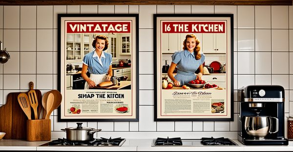Découvrez les affiches de cuisine vintage qui ajoutent du charme