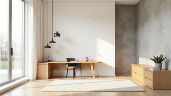 Optimisez votre espace avec un bureau d'angle design
