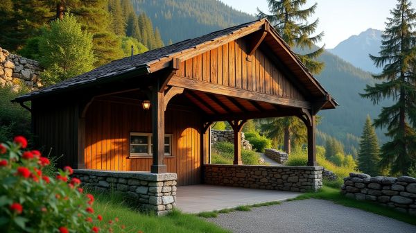 Solutions modernes pour carport en Haute-Savoie