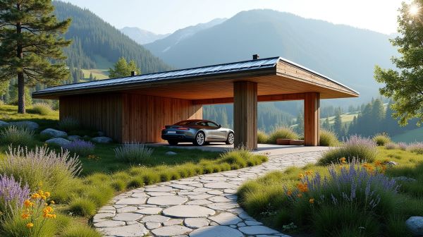 Solutions modernes pour carport en Haute-Savoie