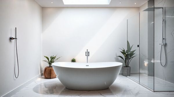 Top baignoires îlot pour un style de salle de bain moderne