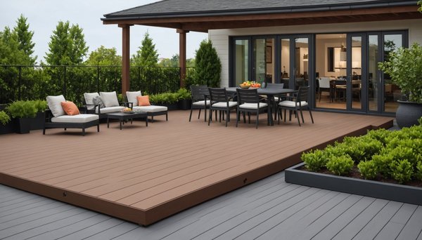 Lame de terrasse ipé composite : élégance durable et écologique